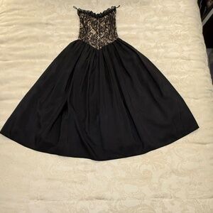 Gunne Sax by Jessica McClintock xxs black dress